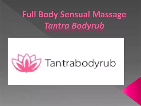 Full Body Sensual Massage Prostitute 